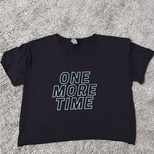 Next Level Apparel Black T-Shirt “ONE MORE TIME”